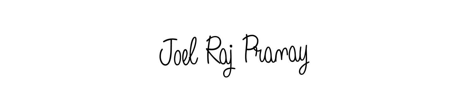 Create a beautiful signature design for name Joel Raj Pranay. With this signature (Angelique-Rose-font-FFP) fonts, you can make a handwritten signature for free. Joel Raj Pranay signature style 5 images and pictures png