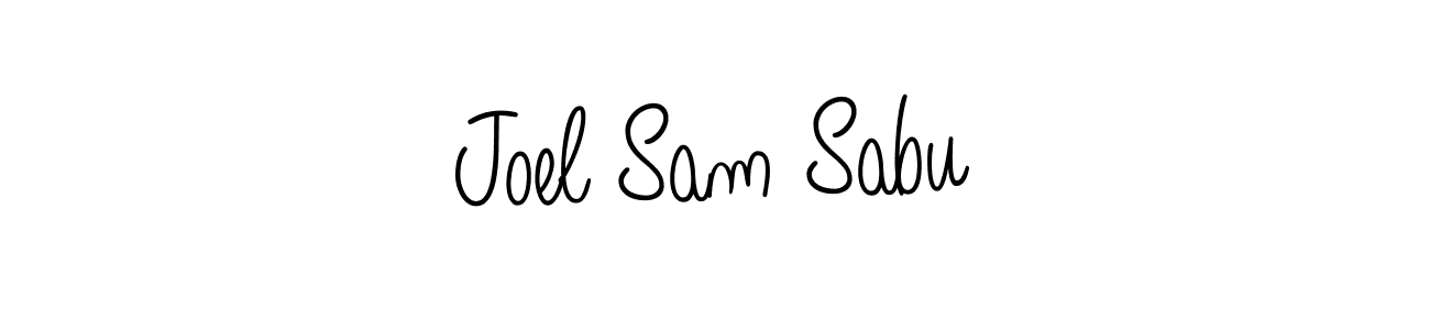 Make a beautiful signature design for name Joel Sam Sabu. With this signature (Angelique-Rose-font-FFP) style, you can create a handwritten signature for free. Joel Sam Sabu signature style 5 images and pictures png