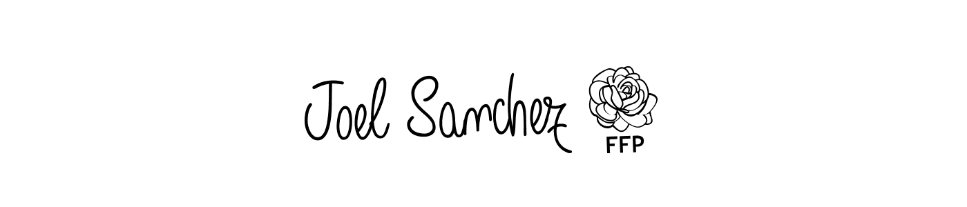 You should practise on your own different ways (Angelique-Rose-font-FFP) to write your name (Joel Sanchez 7) in signature. don't let someone else do it for you. Joel Sanchez 7 signature style 5 images and pictures png