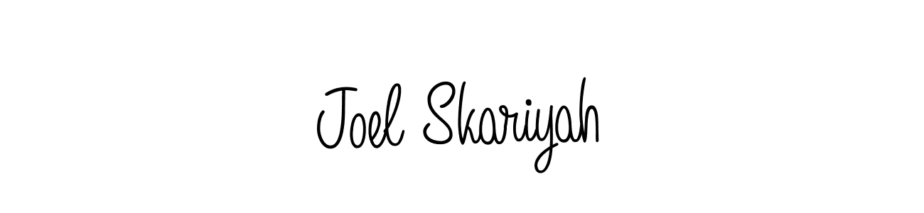 How to Draw Joel Skariyah signature style? Angelique-Rose-font-FFP is a latest design signature styles for name Joel Skariyah. Joel Skariyah signature style 5 images and pictures png