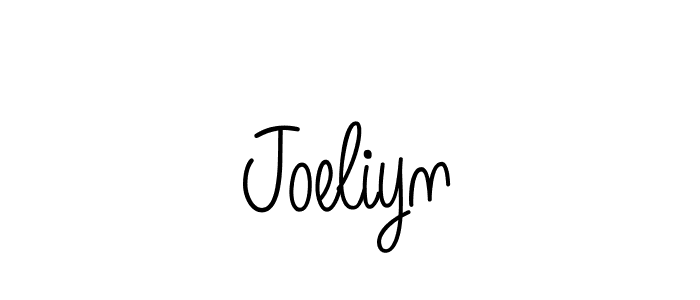 The best way (Angelique-Rose-font-FFP) to make a short signature is to pick only two or three words in your name. The name Joeliyn include a total of six letters. For converting this name. Joeliyn signature style 5 images and pictures png