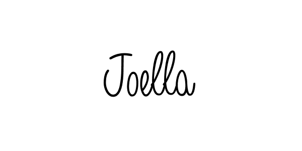 Joella stylish signature style. Best Handwritten Sign (Angelique-Rose-font-FFP) for my name. Handwritten Signature Collection Ideas for my name Joella. Joella signature style 5 images and pictures png