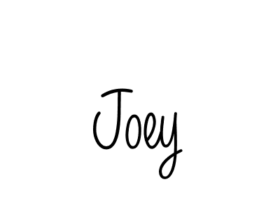 You should practise on your own different ways (Angelique-Rose-font-FFP) to write your name (Joey) in signature. don't let someone else do it for you. Joey signature style 5 images and pictures png