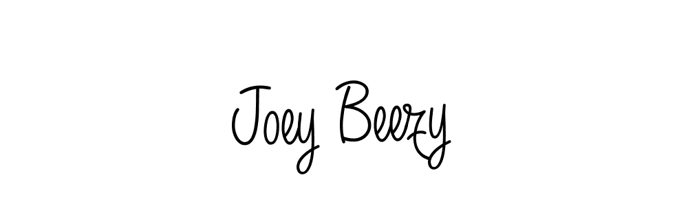 Make a beautiful signature design for name Joey Beezy. With this signature (Angelique-Rose-font-FFP) style, you can create a handwritten signature for free. Joey Beezy signature style 5 images and pictures png