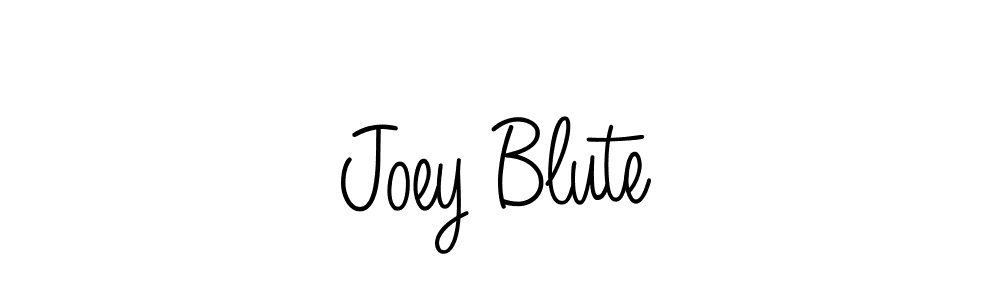 Joey Blute stylish signature style. Best Handwritten Sign (Angelique-Rose-font-FFP) for my name. Handwritten Signature Collection Ideas for my name Joey Blute. Joey Blute signature style 5 images and pictures png