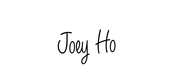 Make a beautiful signature design for name Joey Ho. With this signature (Angelique-Rose-font-FFP) style, you can create a handwritten signature for free. Joey Ho signature style 5 images and pictures png