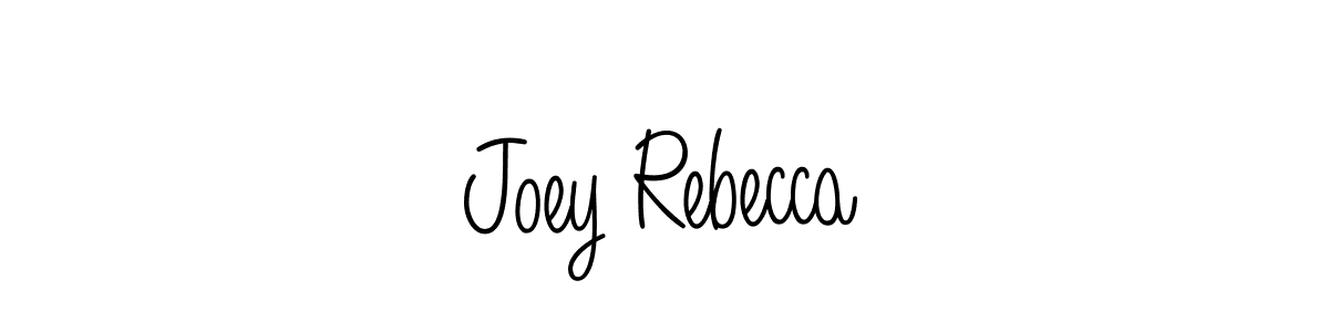 It looks lik you need a new signature style for name Joey Rebecca. Design unique handwritten (Angelique-Rose-font-FFP) signature with our free signature maker in just a few clicks. Joey Rebecca signature style 5 images and pictures png