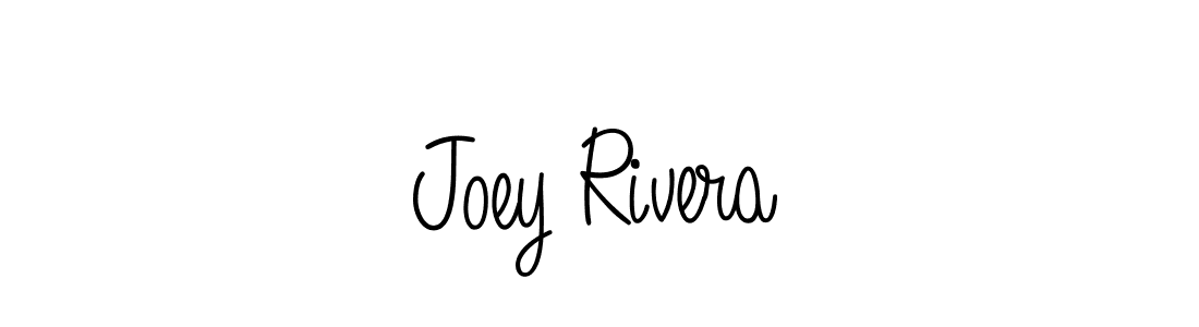 Design your own signature with our free online signature maker. With this signature software, you can create a handwritten (Angelique-Rose-font-FFP) signature for name Joey Rivera. Joey Rivera signature style 5 images and pictures png