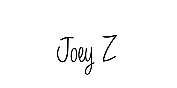 Create a beautiful signature design for name Joey Z. With this signature (Angelique-Rose-font-FFP) fonts, you can make a handwritten signature for free. Joey Z signature style 5 images and pictures png