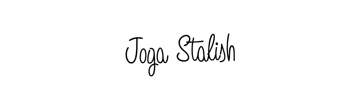 Check out images of Autograph of Joga Stalish name. Actor Joga Stalish Signature Style. Angelique-Rose-font-FFP is a professional sign style online. Joga Stalish signature style 5 images and pictures png
