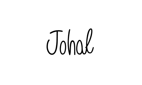 Use a signature maker to create a handwritten signature online. With this signature software, you can design (Angelique-Rose-font-FFP) your own signature for name Johal. Johal signature style 5 images and pictures png