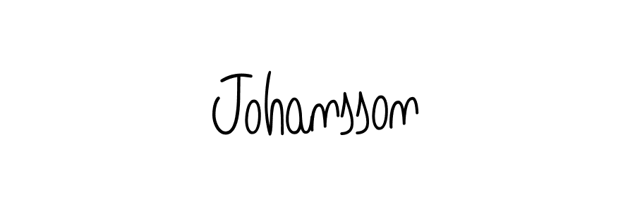 Create a beautiful signature design for name Johansson. With this signature (Angelique-Rose-font-FFP) fonts, you can make a handwritten signature for free. Johansson signature style 5 images and pictures png