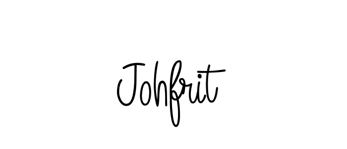 How to make Johfrit name signature. Use Angelique-Rose-font-FFP style for creating short signs online. This is the latest handwritten sign. Johfrit signature style 5 images and pictures png