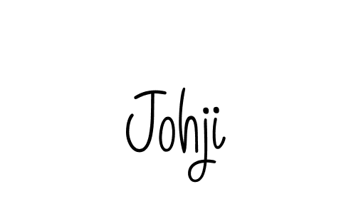 How to Draw Johji signature style? Angelique-Rose-font-FFP is a latest design signature styles for name Johji. Johji signature style 5 images and pictures png