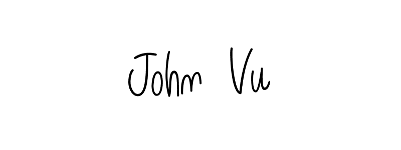 Angelique-Rose-font-FFP is a professional signature style that is perfect for those who want to add a touch of class to their signature. It is also a great choice for those who want to make their signature more unique. Get John  Vu name to fancy signature for free. John  Vu signature style 5 images and pictures png
