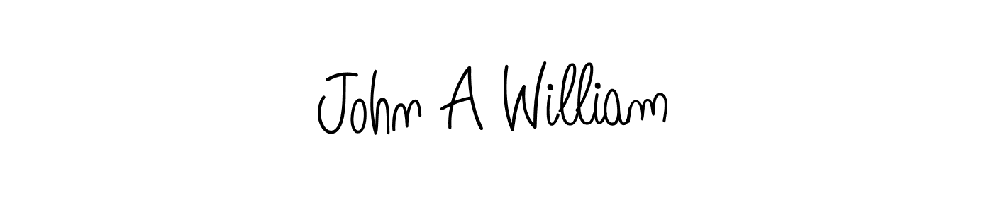 if you are searching for the best signature style for your name John A William. so please give up your signature search. here we have designed multiple signature styles  using Angelique-Rose-font-FFP. John A William signature style 5 images and pictures png