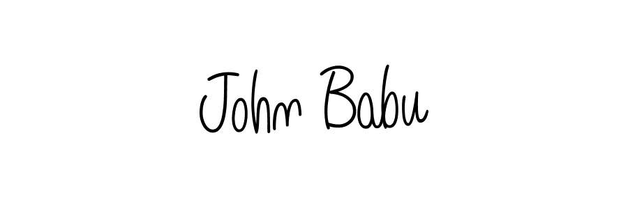 Also we have John Babu name is the best signature style. Create professional handwritten signature collection using Angelique-Rose-font-FFP autograph style. John Babu signature style 5 images and pictures png