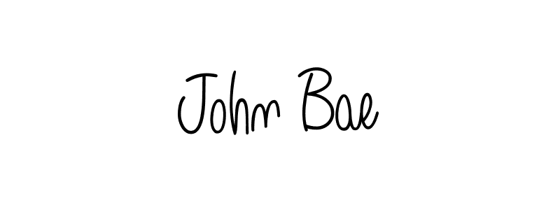 Make a beautiful signature design for name John Bae. With this signature (Angelique-Rose-font-FFP) style, you can create a handwritten signature for free. John Bae signature style 5 images and pictures png