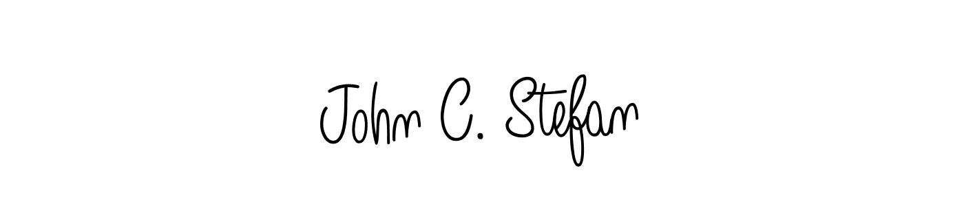 Make a beautiful signature design for name John C. Stefan. With this signature (Angelique-Rose-font-FFP) style, you can create a handwritten signature for free. John C. Stefan signature style 5 images and pictures png