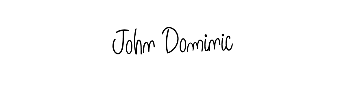 How to Draw John Dominic signature style? Angelique-Rose-font-FFP is a latest design signature styles for name John Dominic. John Dominic signature style 5 images and pictures png