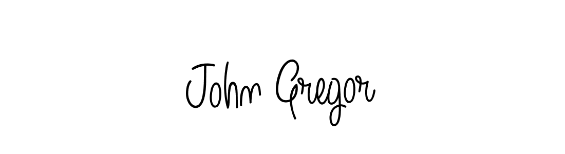 John Gregor stylish signature style. Best Handwritten Sign (Angelique-Rose-font-FFP) for my name. Handwritten Signature Collection Ideas for my name John Gregor. John Gregor signature style 5 images and pictures png