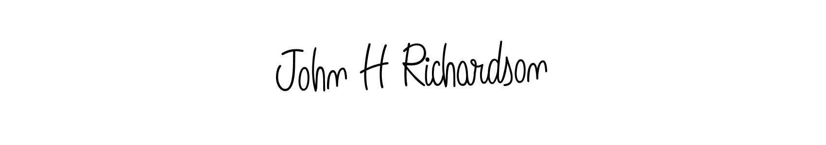 Make a beautiful signature design for name John H Richardson. Use this online signature maker to create a handwritten signature for free. John H Richardson signature style 5 images and pictures png