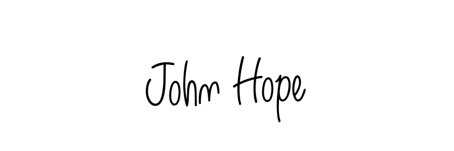Use a signature maker to create a handwritten signature online. With this signature software, you can design (Angelique-Rose-font-FFP) your own signature for name John Hope. John Hope signature style 5 images and pictures png