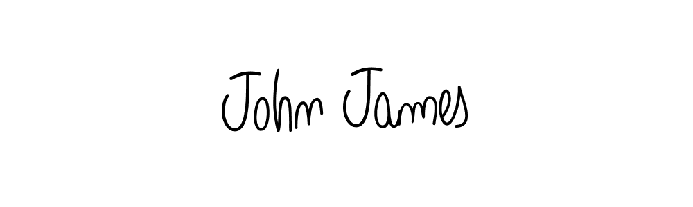 Use a signature maker to create a handwritten signature online. With this signature software, you can design (Angelique-Rose-font-FFP) your own signature for name John James. John James signature style 5 images and pictures png