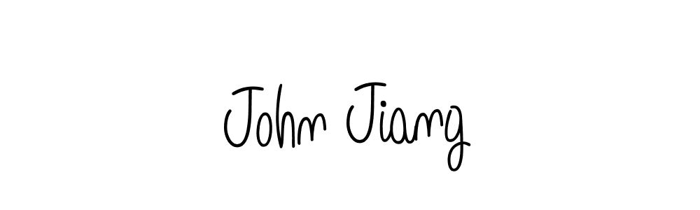 The best way (Angelique-Rose-font-FFP) to make a short signature is to pick only two or three words in your name. The name John Jiang include a total of six letters. For converting this name. John Jiang signature style 5 images and pictures png