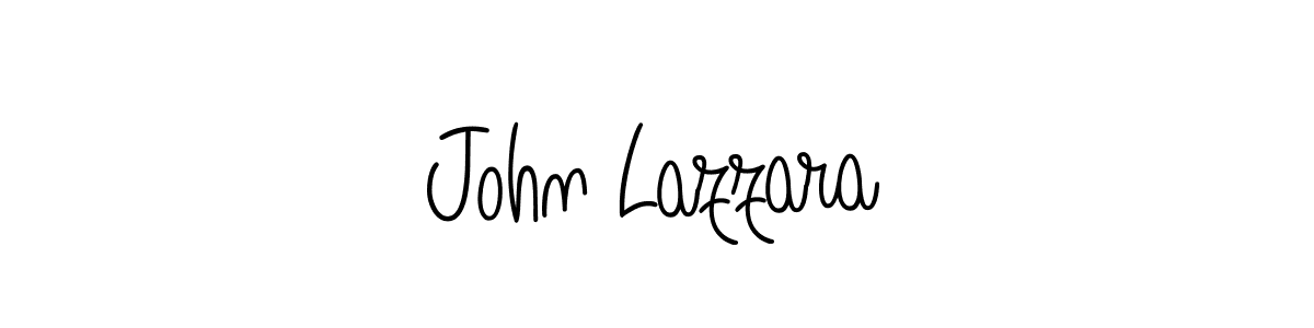 How to Draw John Lazzara signature style? Angelique-Rose-font-FFP is a latest design signature styles for name John Lazzara. John Lazzara signature style 5 images and pictures png