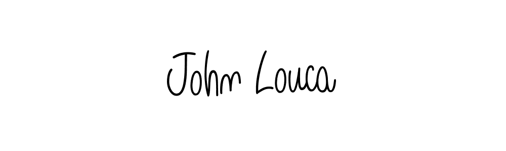 Check out images of Autograph of John Louca name. Actor John Louca Signature Style. Angelique-Rose-font-FFP is a professional sign style online. John Louca signature style 5 images and pictures png