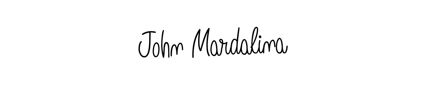 Design your own signature with our free online signature maker. With this signature software, you can create a handwritten (Angelique-Rose-font-FFP) signature for name John Mardalina. John Mardalina signature style 5 images and pictures png