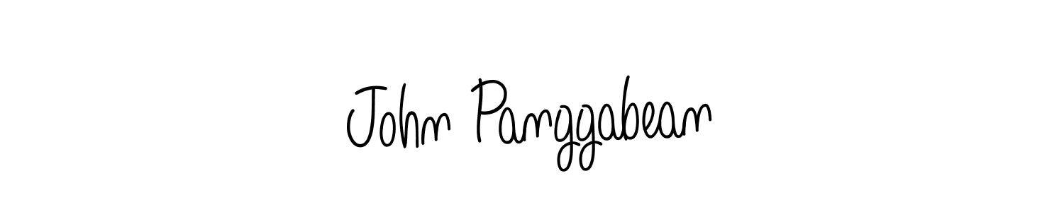 Make a beautiful signature design for name John Panggabean. With this signature (Angelique-Rose-font-FFP) style, you can create a handwritten signature for free. John Panggabean signature style 5 images and pictures png