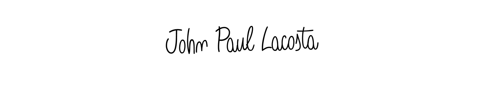 Similarly Angelique-Rose-font-FFP is the best handwritten signature design. Signature creator online .You can use it as an online autograph creator for name John Paul Lacosta. John Paul Lacosta signature style 5 images and pictures png