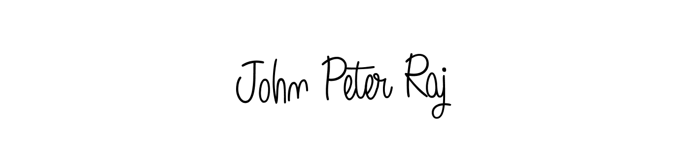 Also we have John Peter Raj name is the best signature style. Create professional handwritten signature collection using Angelique-Rose-font-FFP autograph style. John Peter Raj signature style 5 images and pictures png