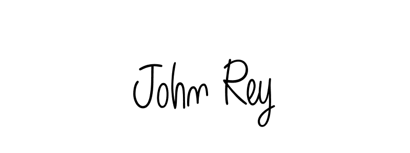 How to make John Rey name signature. Use Angelique-Rose-font-FFP style for creating short signs online. This is the latest handwritten sign. John Rey signature style 5 images and pictures png