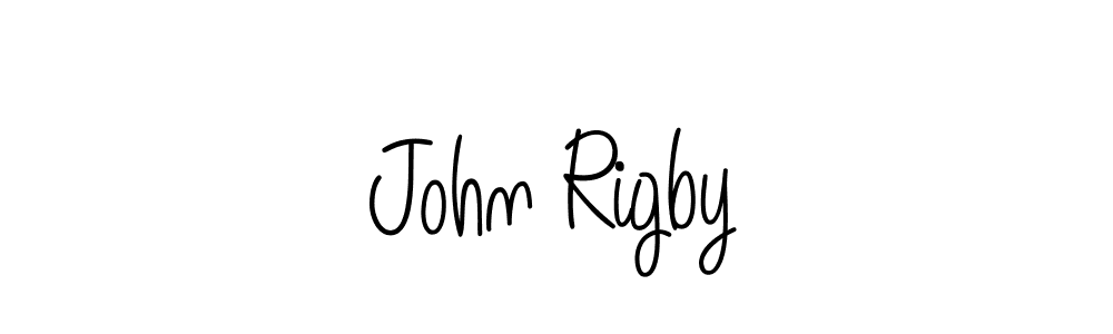 Make a beautiful signature design for name John Rigby. With this signature (Angelique-Rose-font-FFP) style, you can create a handwritten signature for free. John Rigby signature style 5 images and pictures png