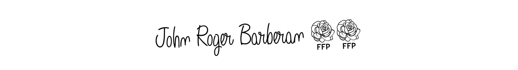 How to Draw John Roger Barberan 07 signature style? Angelique-Rose-font-FFP is a latest design signature styles for name John Roger Barberan 07. John Roger Barberan 07 signature style 5 images and pictures png