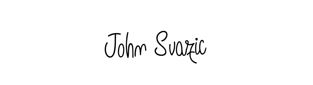 Create a beautiful signature design for name John Svazic. With this signature (Angelique-Rose-font-FFP) fonts, you can make a handwritten signature for free. John Svazic signature style 5 images and pictures png