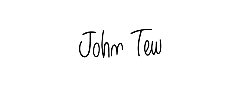 The best way (Angelique-Rose-font-FFP) to make a short signature is to pick only two or three words in your name. The name John Tew include a total of six letters. For converting this name. John Tew signature style 5 images and pictures png
