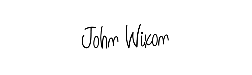 Make a beautiful signature design for name John Wixon. With this signature (Angelique-Rose-font-FFP) style, you can create a handwritten signature for free. John Wixon signature style 5 images and pictures png