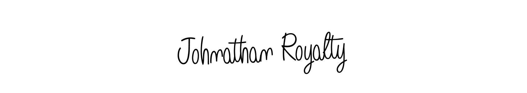 How to make Johnathan Royalty signature? Angelique-Rose-font-FFP is a professional autograph style. Create handwritten signature for Johnathan Royalty name. Johnathan Royalty signature style 5 images and pictures png