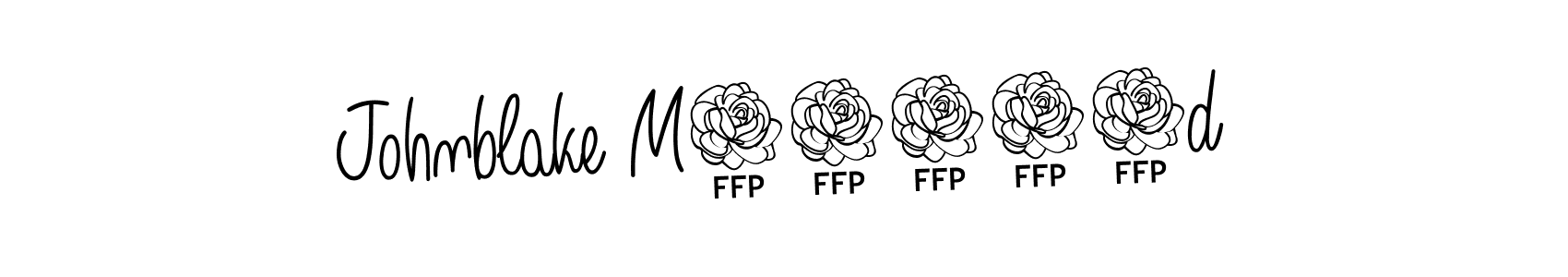 You should practise on your own different ways (Angelique-Rose-font-FFP) to write your name (Johnblake M83124d) in signature. don't let someone else do it for you. Johnblake M83124d signature style 5 images and pictures png