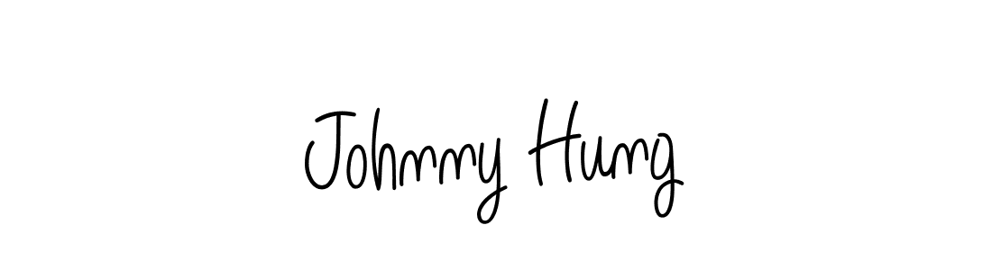 How to make Johnny Hung name signature. Use Angelique-Rose-font-FFP style for creating short signs online. This is the latest handwritten sign. Johnny Hung signature style 5 images and pictures png