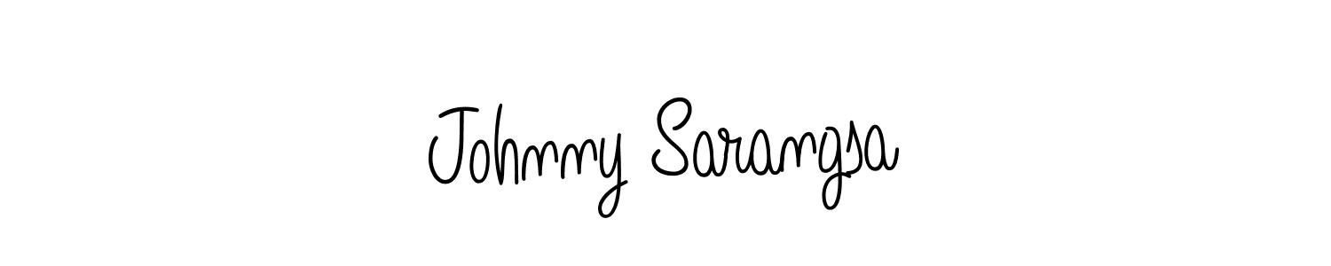Make a beautiful signature design for name Johnny Sarangsa. With this signature (Angelique-Rose-font-FFP) style, you can create a handwritten signature for free. Johnny Sarangsa signature style 5 images and pictures png