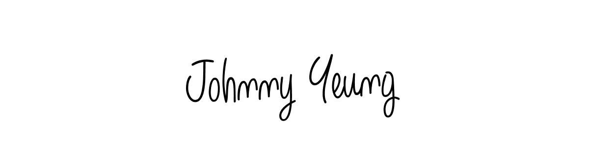 How to Draw Johnny Yeung signature style? Angelique-Rose-font-FFP is a latest design signature styles for name Johnny Yeung. Johnny Yeung signature style 5 images and pictures png