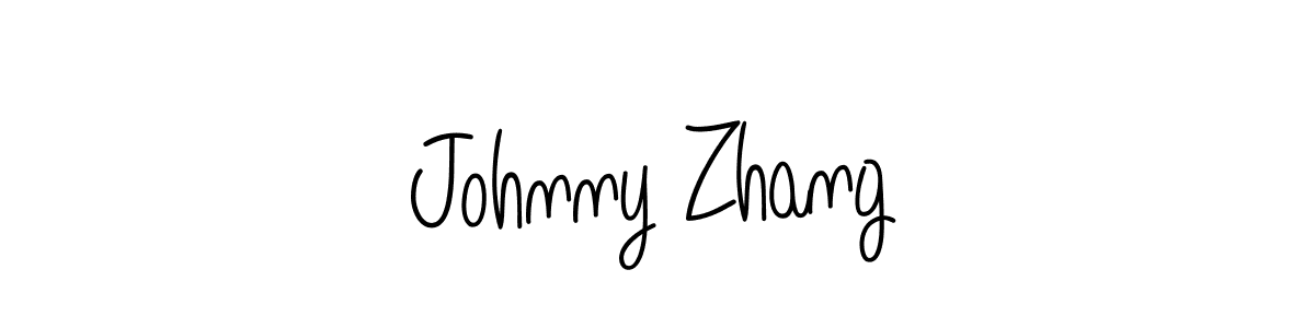 Make a beautiful signature design for name Johnny Zhang. With this signature (Angelique-Rose-font-FFP) style, you can create a handwritten signature for free. Johnny Zhang signature style 5 images and pictures png