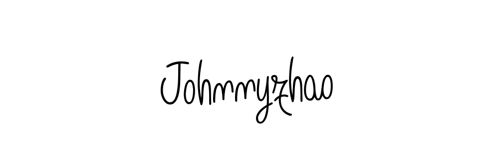 The best way (Angelique-Rose-font-FFP) to make a short signature is to pick only two or three words in your name. The name Johnnyzhao include a total of six letters. For converting this name. Johnnyzhao signature style 5 images and pictures png