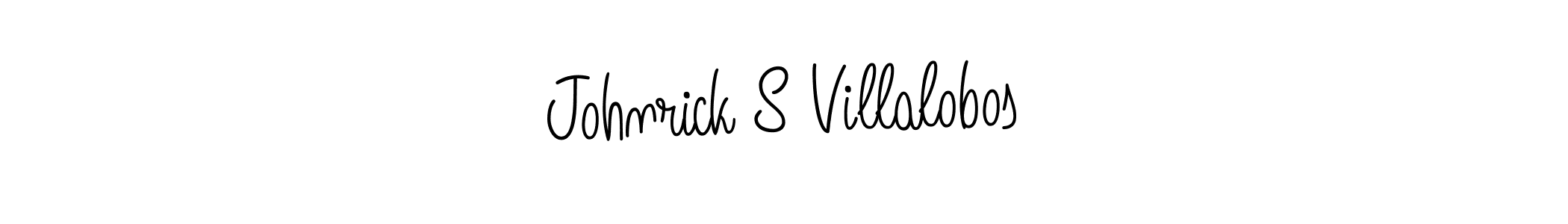 Create a beautiful signature design for name Johnrick S Villalobos. With this signature (Angelique-Rose-font-FFP) fonts, you can make a handwritten signature for free. Johnrick S Villalobos signature style 5 images and pictures png