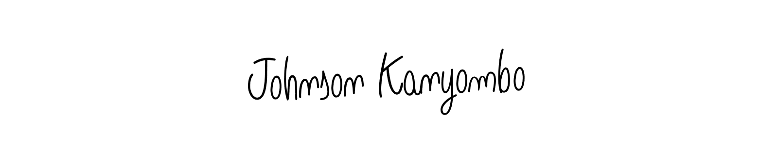 Make a beautiful signature design for name Johnson Kanyombo. Use this online signature maker to create a handwritten signature for free. Johnson Kanyombo signature style 5 images and pictures png